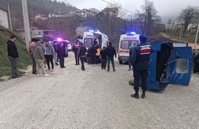 PATPAT DEVRİLDİ, YARALILAR VAR!