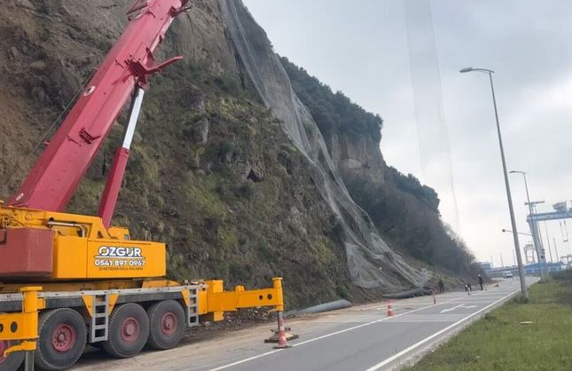 EREĞLİ-ALAPLI KARAYOLUNDA ÖRÜLMEYE BAŞLANDI