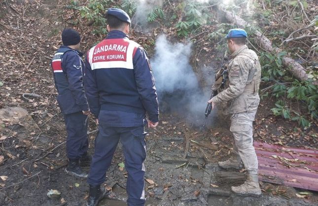 RUHSATSIZ 9 MADEN OCAĞI İMHA EDİLDİ