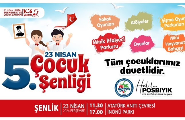 EREĞLİ'DE 23 NİSAN COŞKUSU