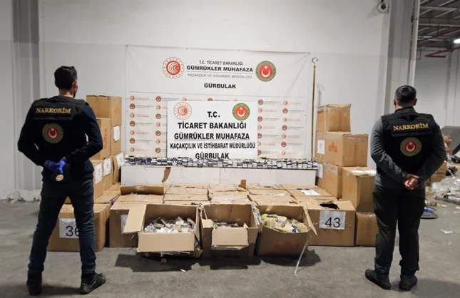 GÜMRÜKLERDE DEV OPERASYON