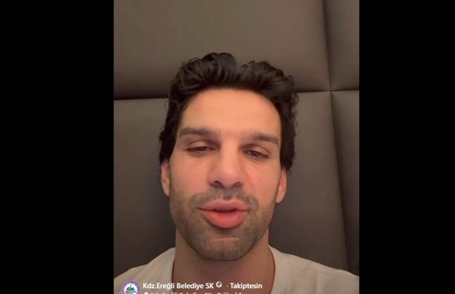 BURSASPOR’UN KAPTANINDAN EREĞLİSPOR’A DESTEK