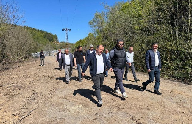 KANDİLLİ'DE BAĞLANTI YOLU