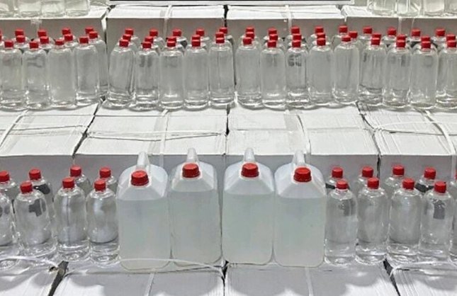 232 BİN 442 LİTRE SAHTE İÇKİ ELE GEÇİRİLDİ