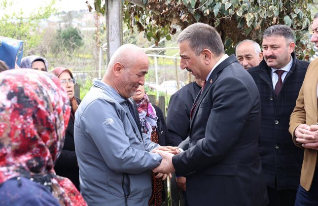 ACILI AİLEYE BAŞSAĞLIĞI DİLEDİLER