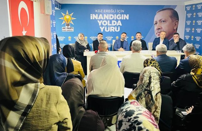 AK PARTİ EREĞLİ’DE TOPLANDI