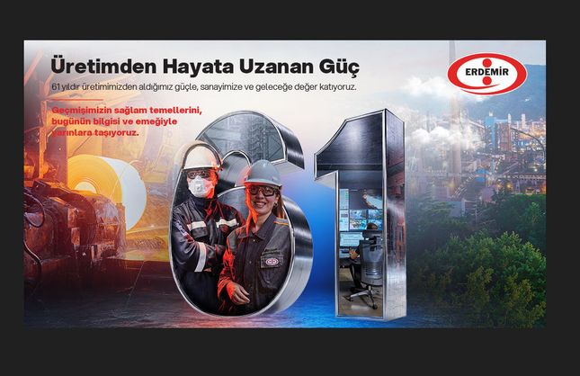 ERDEMİR 61 YAŞINDA...