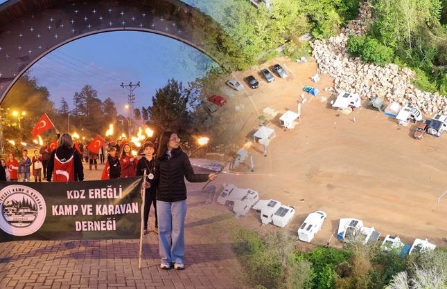 KANDİLLİ'DE COŞKU KAMP ATEŞİYLE BÜYÜDÜ