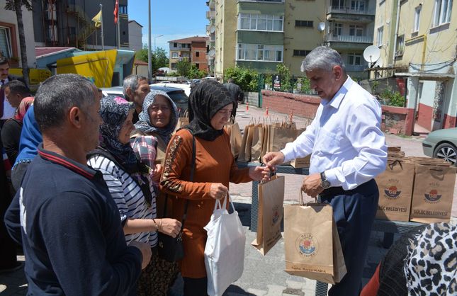 15 BİN ATA TOHUMU FİDESİ DAĞITILDI