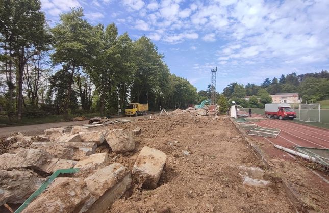 ERDEMİR STADINDA ÇALIŞMALAR BAŞLADI