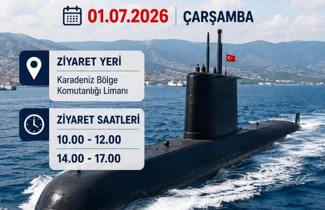 TCG PREVEZE DENİZALTISI ZİYARETÇİLERİNİ BEKLİYOR