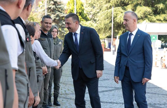 BÖLGEDEKİ ORMANCILIK HİZMETLERİ GÖRÜŞÜLDÜ