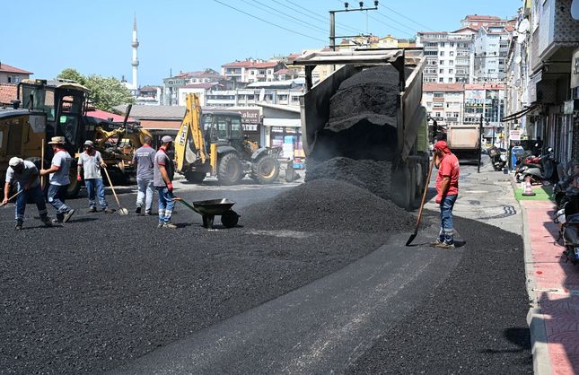 EREĞLİ ASFALTLANIYOR