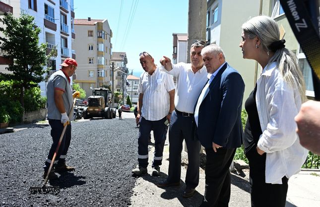 18 BİN TON SICAK ASFALT SERİLDİ