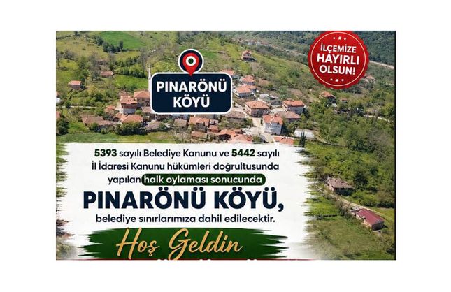 İLÇE SINIRLARI GENİŞLİYOR...