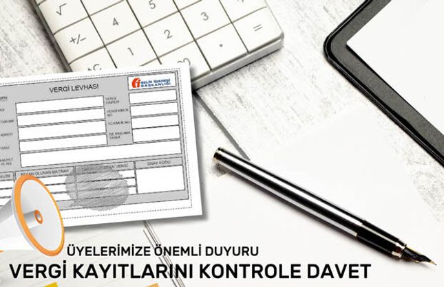 TSO'DAN ÜYELERE ÖNEMLİ UYARI