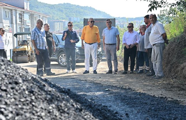ÇALIŞMALARI YERİNDE İNCELEDİ
