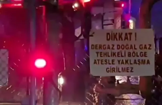 YANGINDA İTFAİYE ERİ YARALANDI