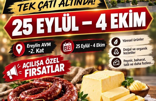 81 İLİN EŞSİZ LEZZETLERİ EREYLİN'DE