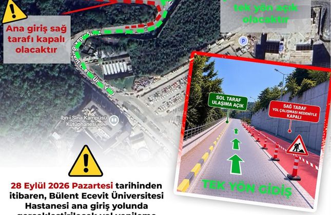 YOL GÜZERGAHINDA YENİ DÜZENLEME
