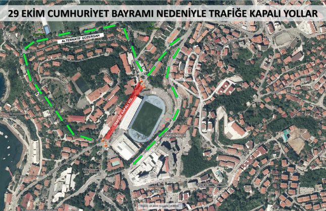 ULAŞIMA KAPALI, ALTERNATİF GÜZERGAHLAR