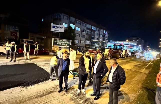 KEPEZ YOLU ÇALIŞMALARINI YERİNDE İNCELEDİ