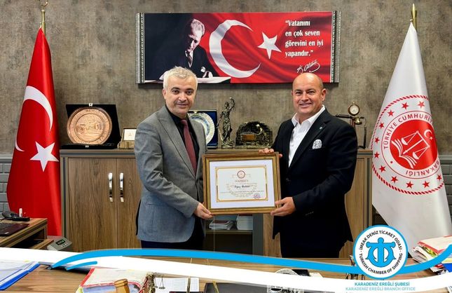 OĞUZ ÜNLÜER MAZBATASINI TESLİM ALDI