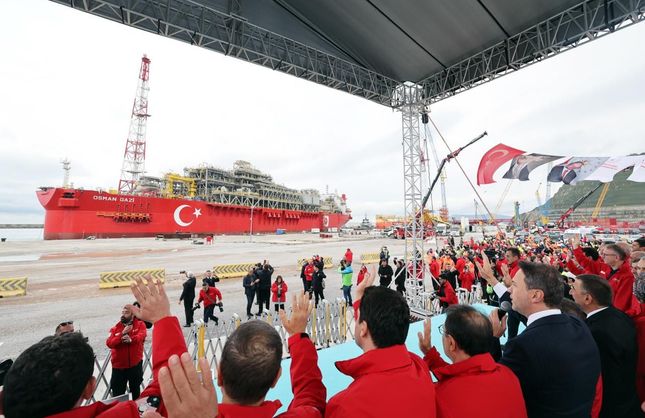OSMAN GAZİ YÜZER PLATFORMU UĞURLANDI...