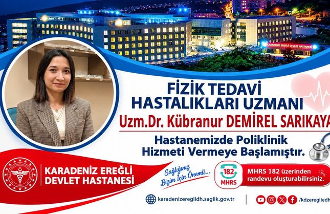 DEVLET HASTANESİ’NE YENİ UZMAN DOKTOR
