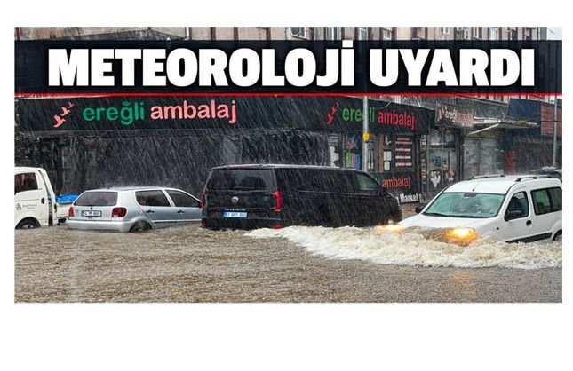 ZONGULDAK'TA ÇOK KUVVETLİ YAĞIŞ VE KUVVETLİ FIRTINA...