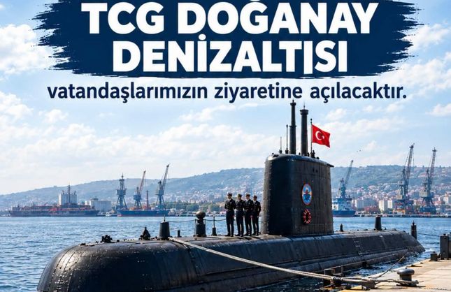 DENİZALTI HALKIN ZİYARETİNE AÇILACAK