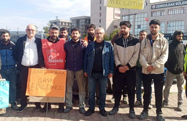 EYLEMDEKİ İŞÇİLERE DESTEK