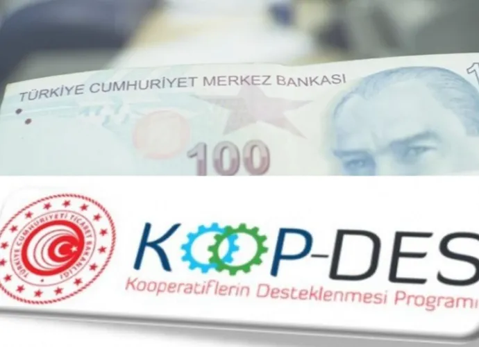 KOOPERATİFLERE 34,8 MİLYON TL'LİK DESTEK