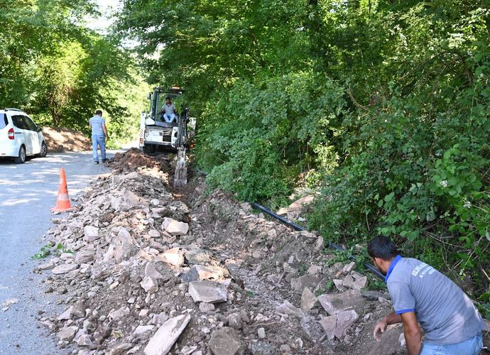 AHMETÇİKLER'E MODERN İÇME SUYU VE KANALİZASYON HATTI