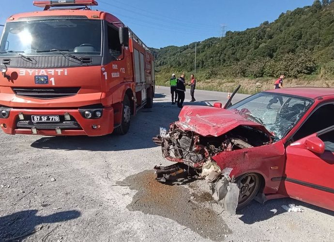 SÜRÜCÜ HASTANEYE KALDIRILDI