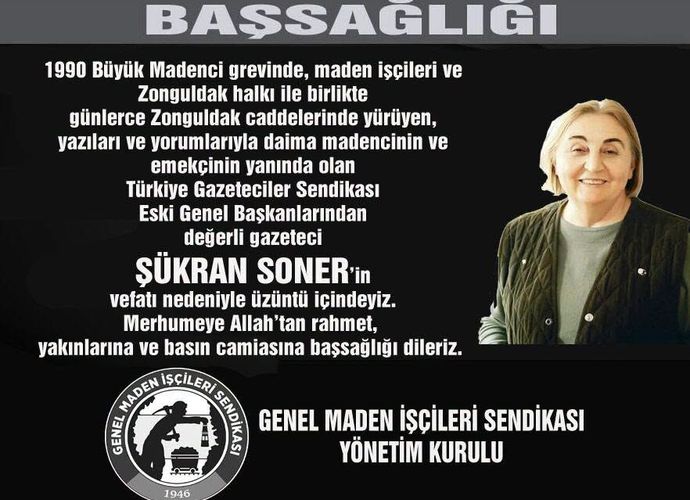 MADENCİNİN VE EMEKÇİNİN YANINDA OLDU