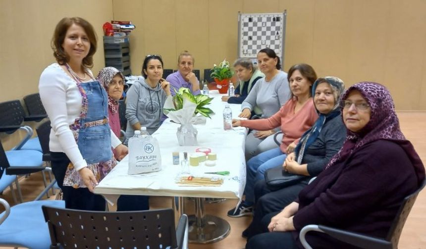Keşan'da el sanatları kursu yoğun ilgi