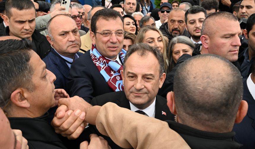 İBB Başkanı İmamoğlu, Ramazan Bayramı dolayısıyla memleketi Trabzon'a geldi