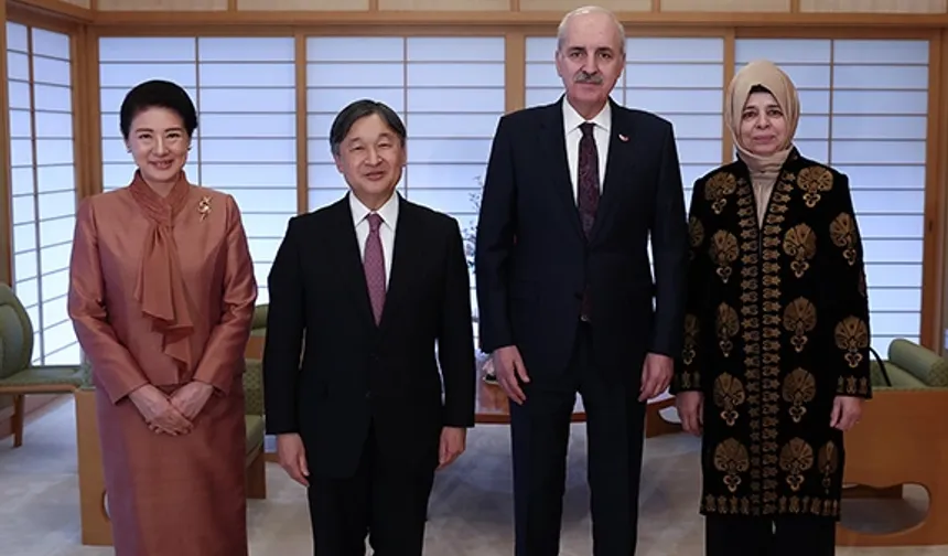 Japonya İmparatoru, TBMM Başkanı Kurtulmuş'u kabul etti