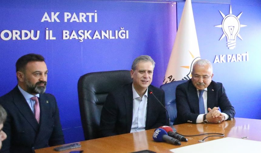 AK Parti Genel Başkan Yardımcısı Yalçın, Ordu'da konuştu: