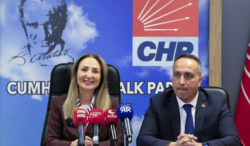 CHP Genel Başkan Yardımcısı Nazlıaka, Çorum'da konuştu: