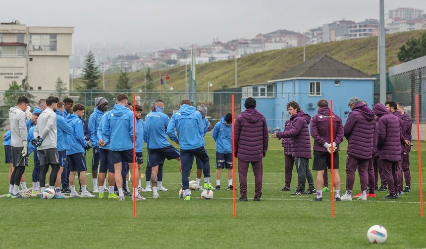 Trabzonspor'da Göztepe maçı hazırlıkları başladı