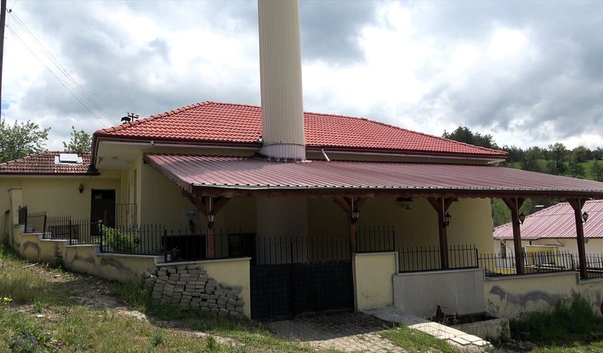 Genç imam görev yaptığı köy camisinin çehresini güzelleştirdi