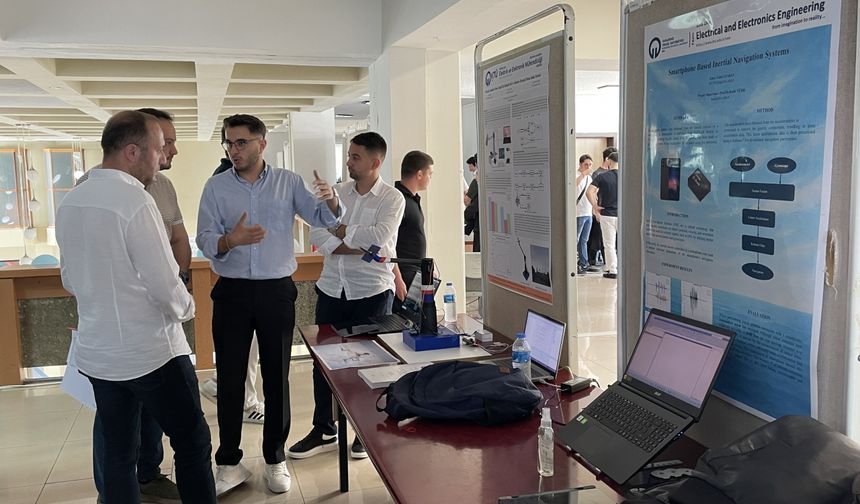 KTÜ öğrencileri "Düşünden Gerçeğe Bitirme Projesi Sergisi"nde tezlerini tanıttı