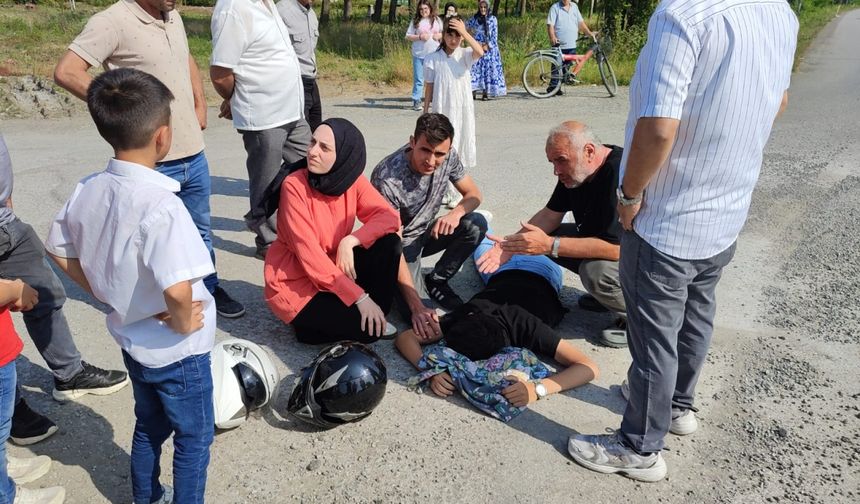 Samsun’da trafik kazasında 2 kişi yaralandı