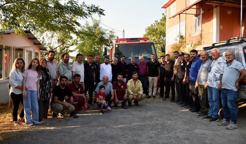 AK Parti Karabük heyetinden orman yangınlarından etkilenen köylere ziyaret