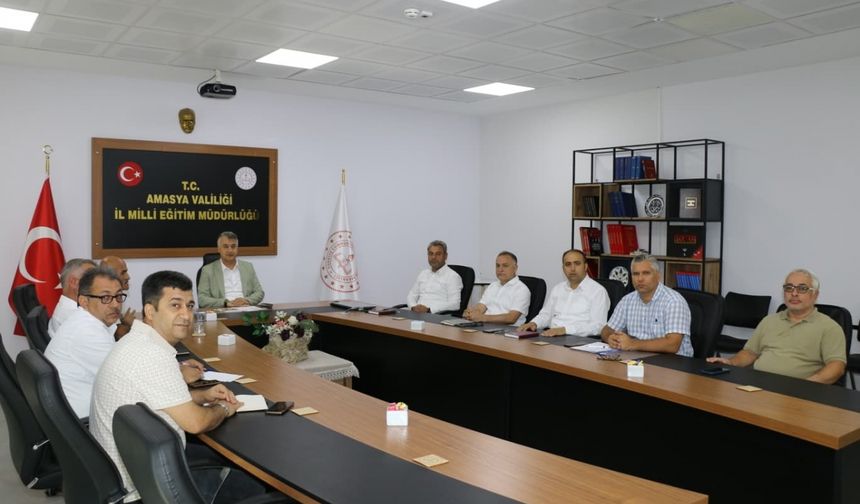 Amasya’da Eğitim ve Değerlendirme Toplantısı gerçekleştirildi