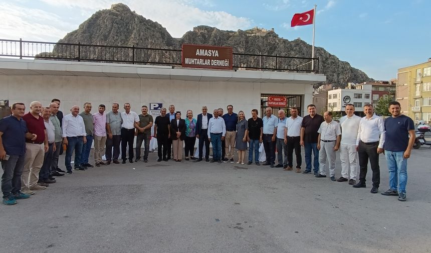 Amasya’da Muhtarlar Derneği Hizmet Ofisi açıldı