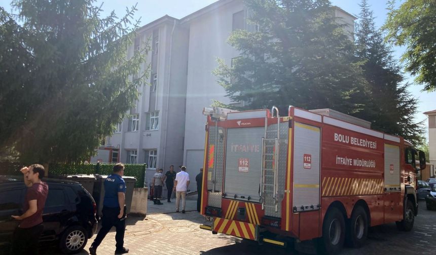 Bolu'da huzurevinin mutfağında çıkan yangın söndürüldü