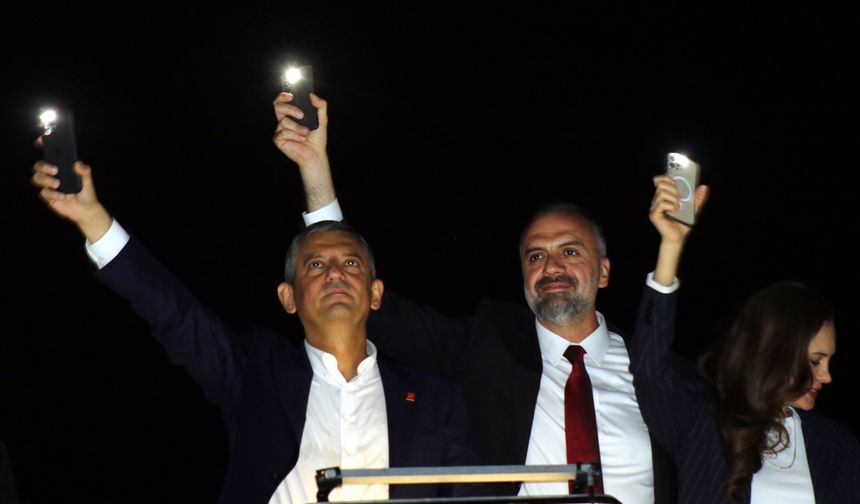 CHP Genel Başkanı Özel, partisinin Amasya mitinginde konuştu: